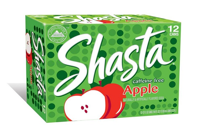 SHASTA 蘋果風味汽水(355mlx12瓶)