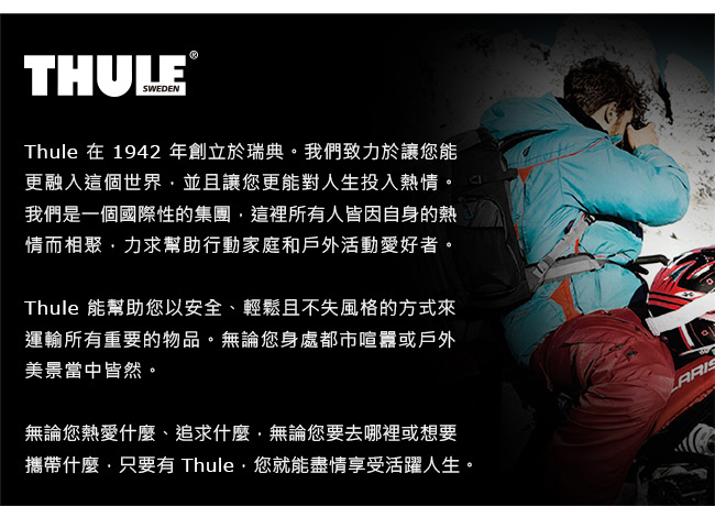 Thule Lithos 16L 15 吋電腦後背包 - 灰藍