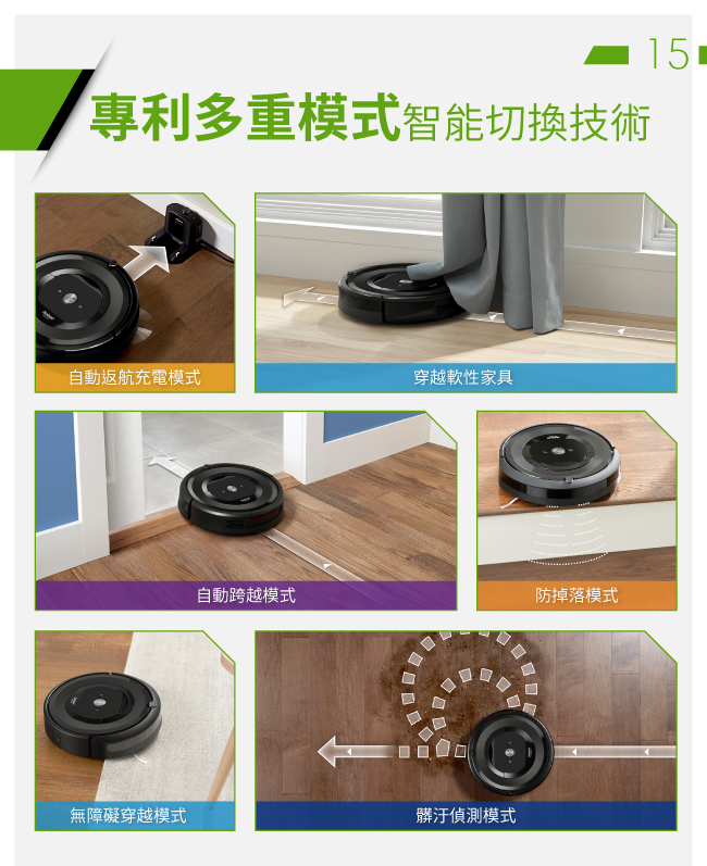 美國iRobot Roomba e5 wifi掃地機器人 (總代理保固1+1年)