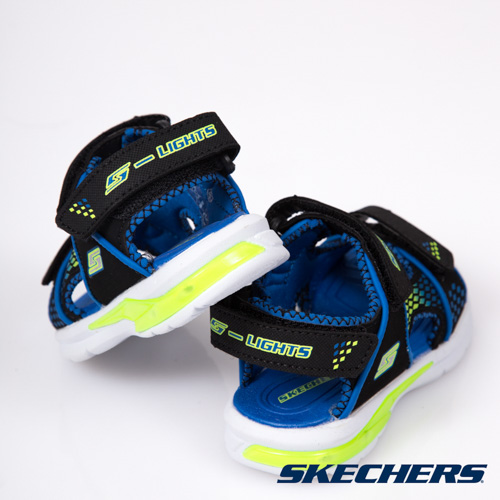 SKECHERS (童) 男嬰系列 E-II SANDAL - 90558NBBLM