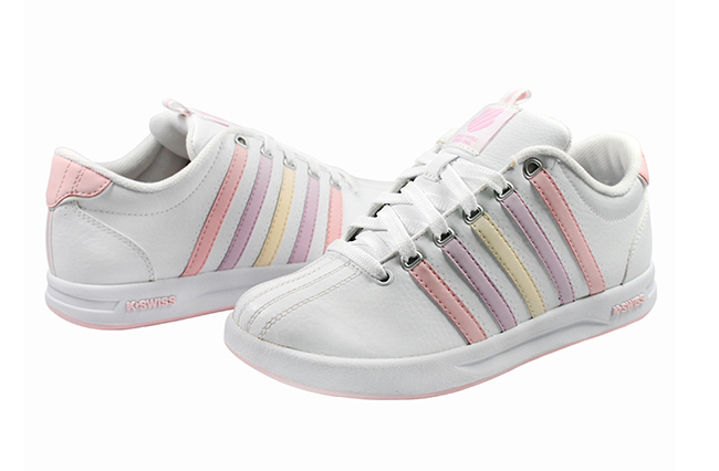 K-SWISS Court Pro S CMF休閒運動鞋-女-白/粉紅/黃