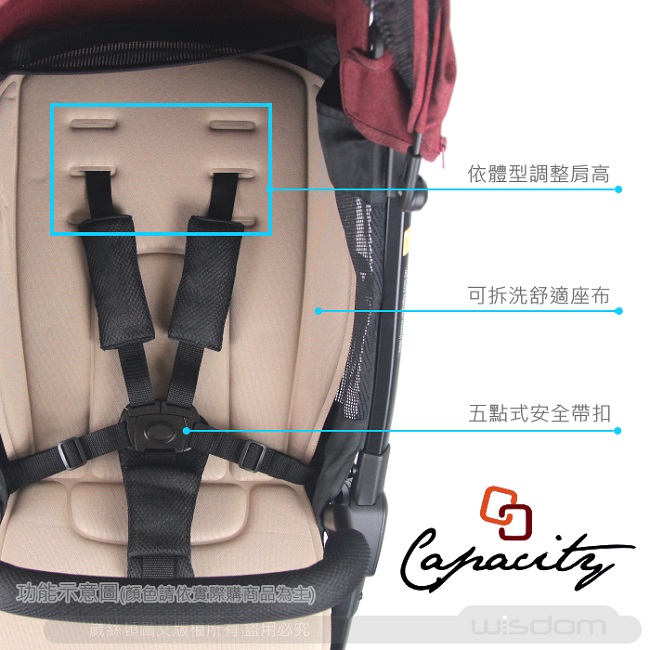 CAPACITY 嬰幼兒登機推車