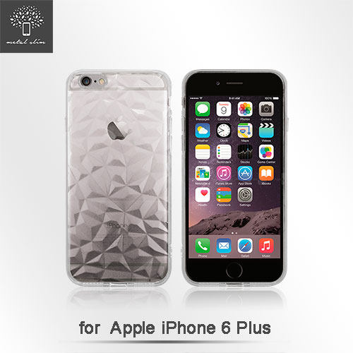 Metal-Slim Apple iPhone 6/6s Plus 鑽石透明TPU保護殼