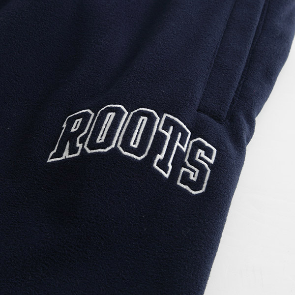 Roots 男裝- 經典棉質長褲-藍