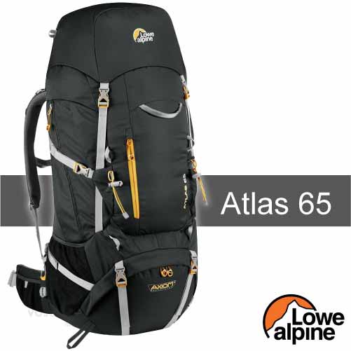 英國 LOWE ALPINE 新款 Atlas 65 輕量登山健行背包_煤炭黑