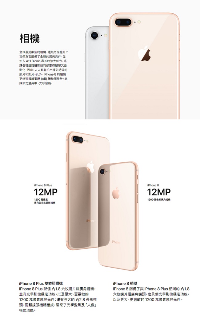 [無卡分期-12期] Apple iPhone 8 Plus 64G 智慧型手機