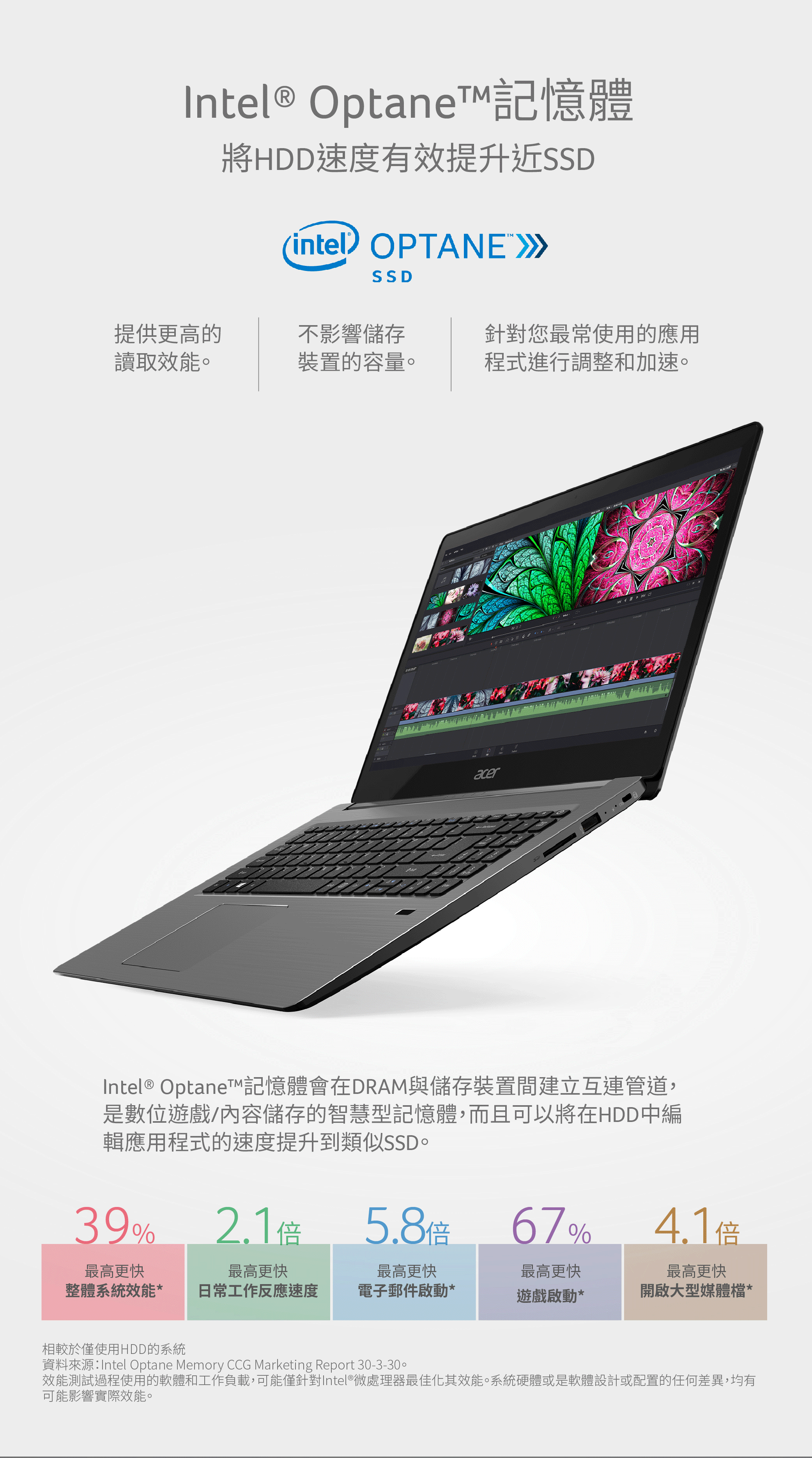 Acer S40-10-32Z3 14吋筆電(i3-8130U/1T+16GOptane/