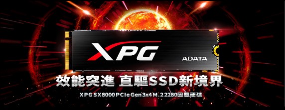 ADATA威剛 XPG SX8000(散熱片)128G M.2 2280 PCIe SSD