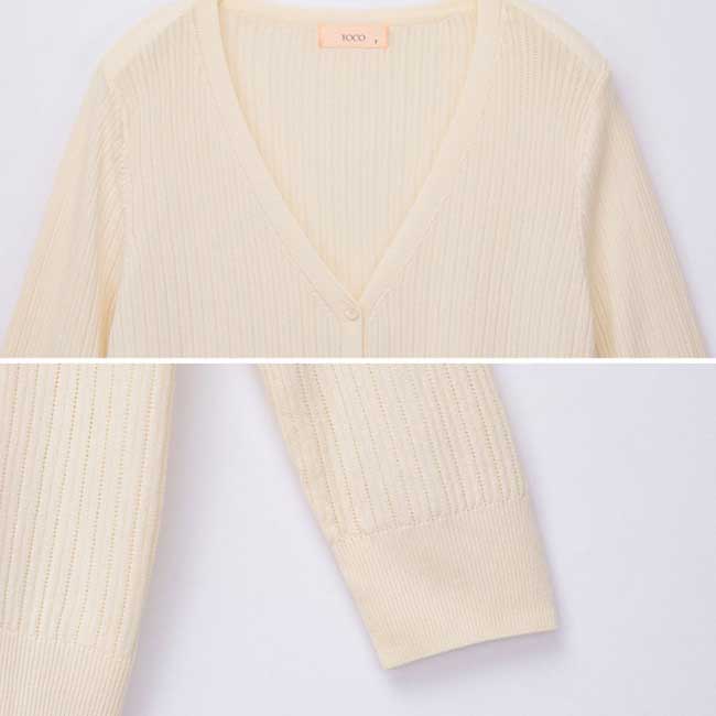 東京著衣-YOCO 氣質優雅排扣坑條紋小外套(共兩色)