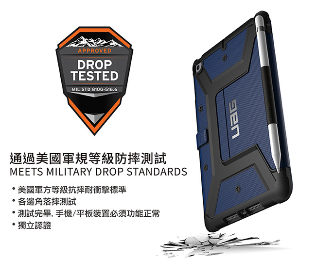 UAG iPad mini (2019)耐衝擊保護殻