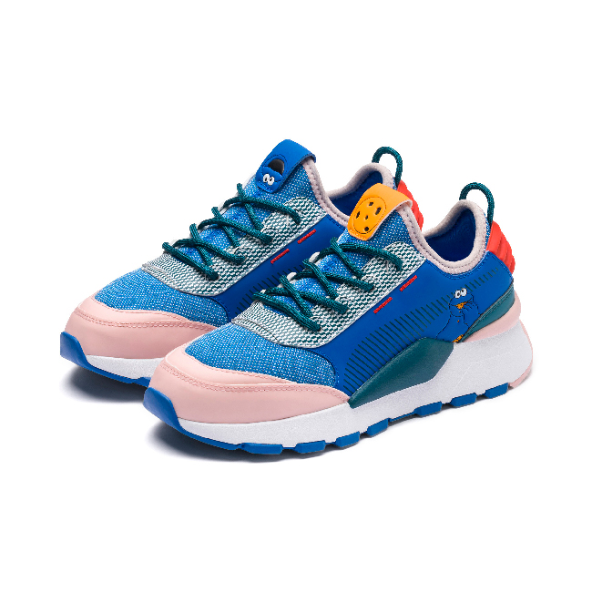 PUMA-Sesame Str 50 RS-0 Jr孩童運動鞋-淡珊瑚