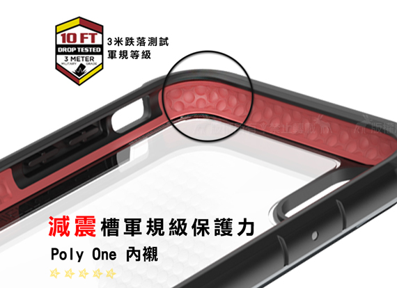 DEFENSE 刀鋒極盾Ⅲ Samsung S10e 耐撞擊防摔手機殼(爵帝黑)