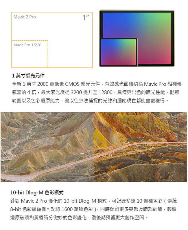 DJI Mavic2 Pro折疊式空拍機專業版(公司貨)