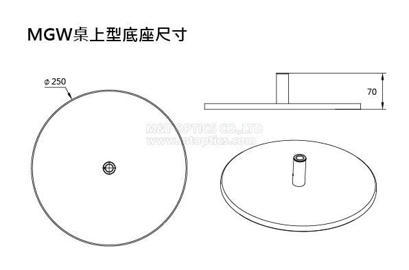 MICROTECH MGW92-T-3D LED檯燈放大鏡