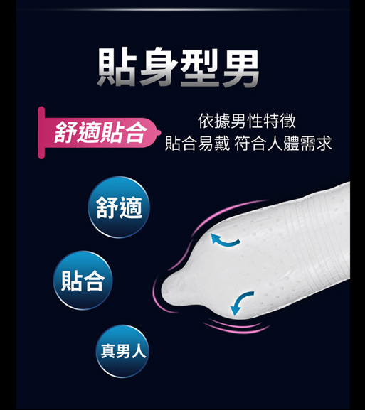 Durex 杜蕾斯-雙悅愛潮裝保險套(3入)