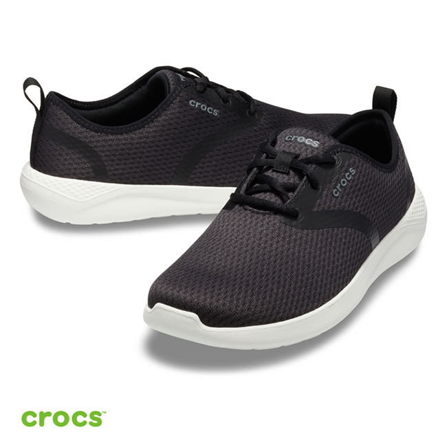 Crocs 卡駱馳 (男鞋) LiteRide男士繫帶鞋 205678-066