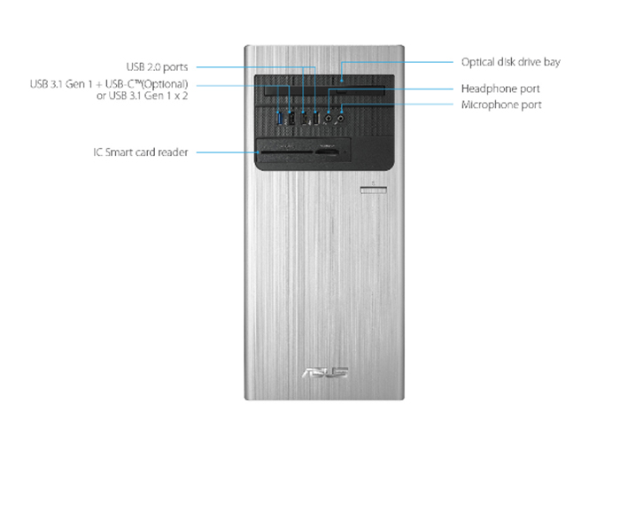 ASUS S640MB_i5-8400/8G/1T/Win10/