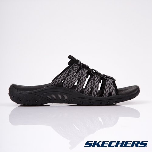 SKECHERS (女) 時尚休閒系列 REGGAE - 41023BLK