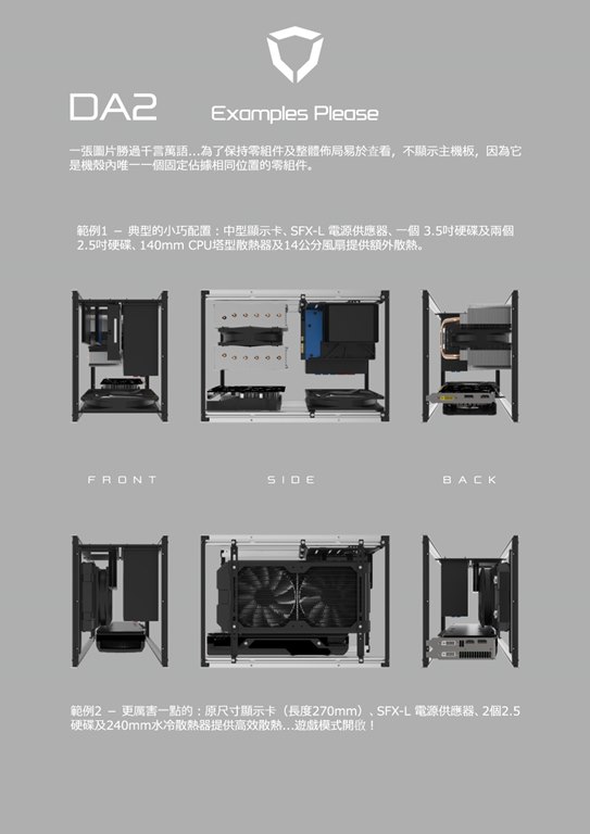 【荷蘭STREACOM】DA2 ITX 個人化創作電腦機殼-極光黑