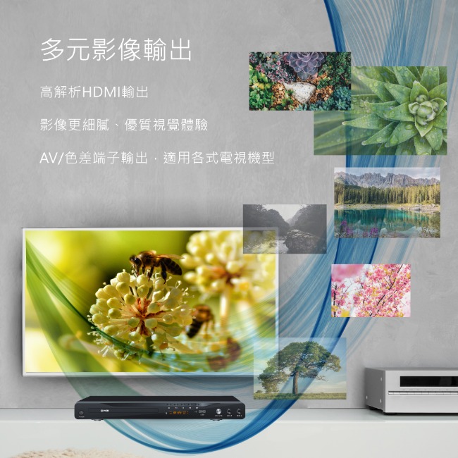 DIKE HDMI娛樂影音DVD播放器 DVD210