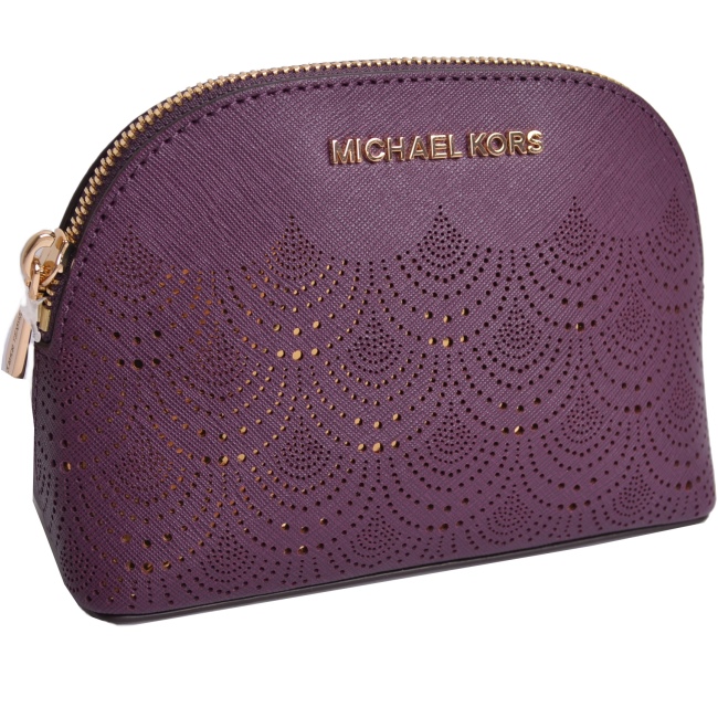 MICHAEL KORS 十字紋浪花化妝包/小手拿包