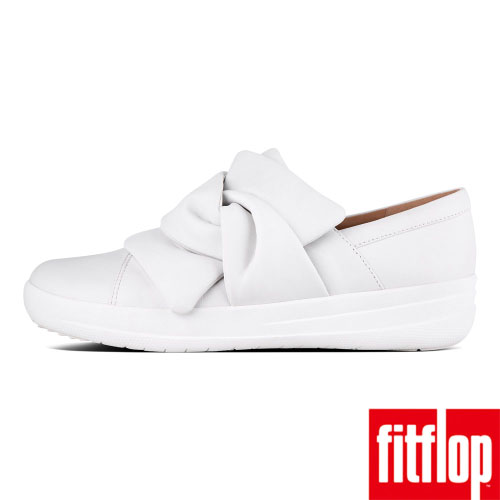 FitFlop F-SPORTY扭結休閒鞋白色