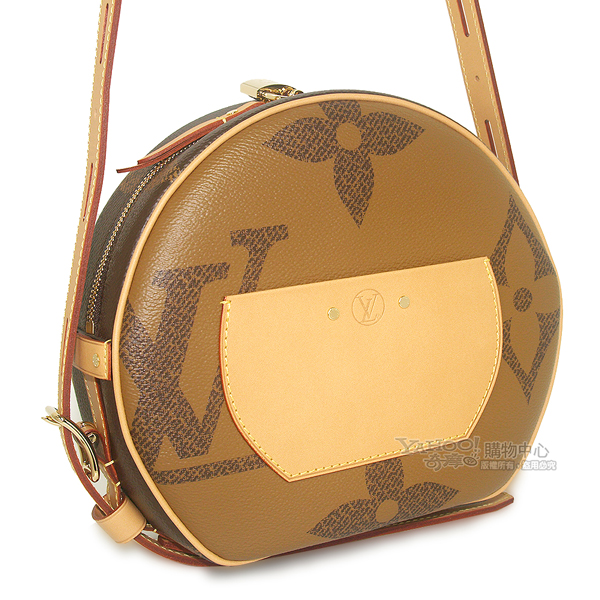 LV M44604 Boite Chapeau Souple 大logo圓型肩背包