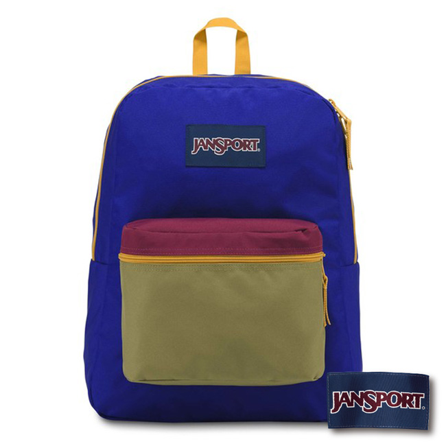 JANSPORT EXPOSED 後背包-藍/芥末黃