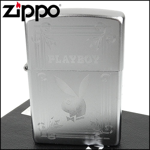 ZIPPO 美系~Playboy-標誌圖案自動雕刻打火機