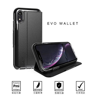 Tech21 英國超衝擊 Evo Wallet iPhone XR 防撞軟質保護皮套