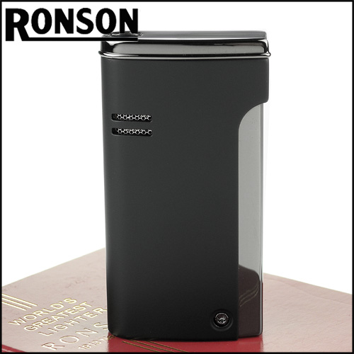 RONSON RONJET系列瓦斯噴射打火機-銷光黑