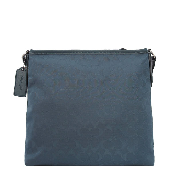 COACH 尼龍 / 斜背包(小款/深藍綠)