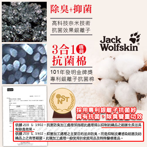 Jack Wolfskin 抗菌枕、藍綠四季毯超值組