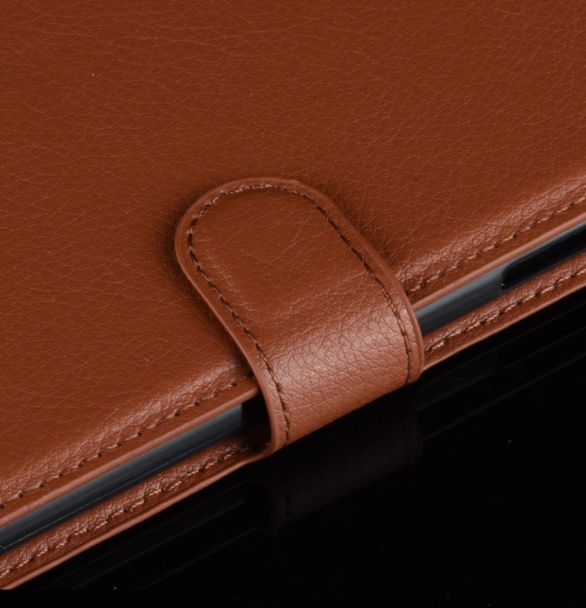 PKG 三星S10 Plus 皮套 側翻式-精選皮套-經典款式-棕