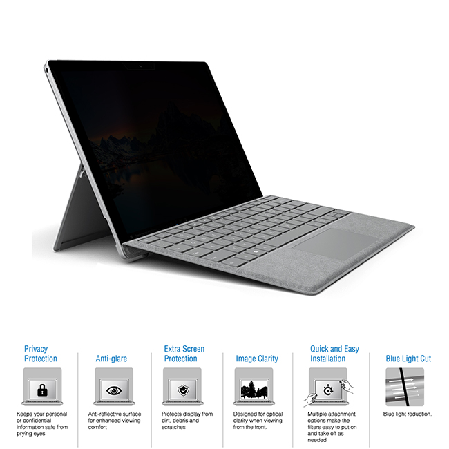 SenseAGE 防眩光高清防窺片Microsoft New Surface Pro4/5