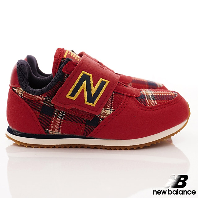 NewBalance 220格紋運動款 RCI紅色(小童段)