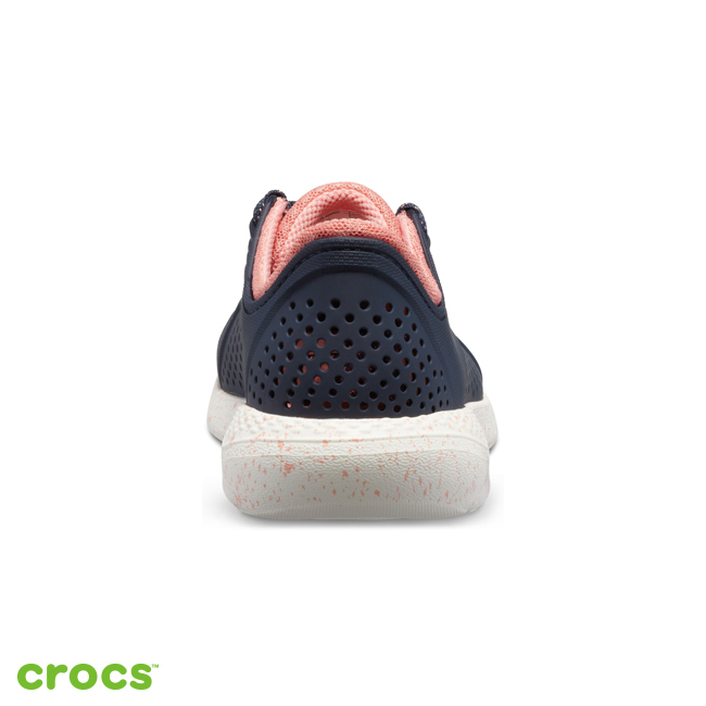 Crocs 卡駱馳 (女鞋) LiteRide潑墨繫帶鞋 206036-462