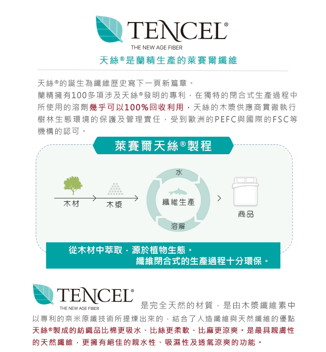 Tonia Nicole東妮寢飾 青沐葉影100%萊賽爾天絲兩用被床包組(單人)