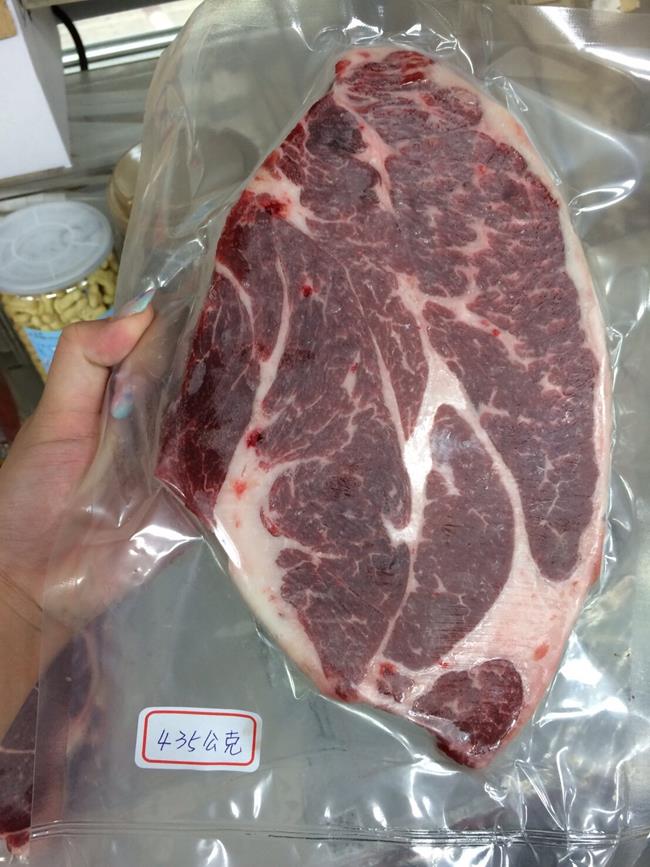 【海陸管家】澳洲黑牛沙朗牛排(每片約450g) x6片