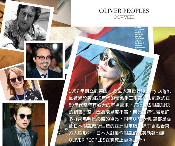 OLIVER PEOPLES太陽眼鏡 復古經典/棕紋 #DADDY-B 100383