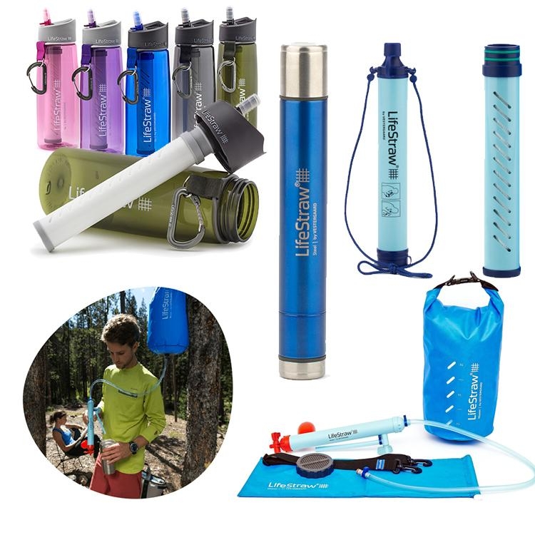 LifeStraw Flex軟式過濾水瓶650ml (過濾、淨水、活性碳、登山露營、野外)