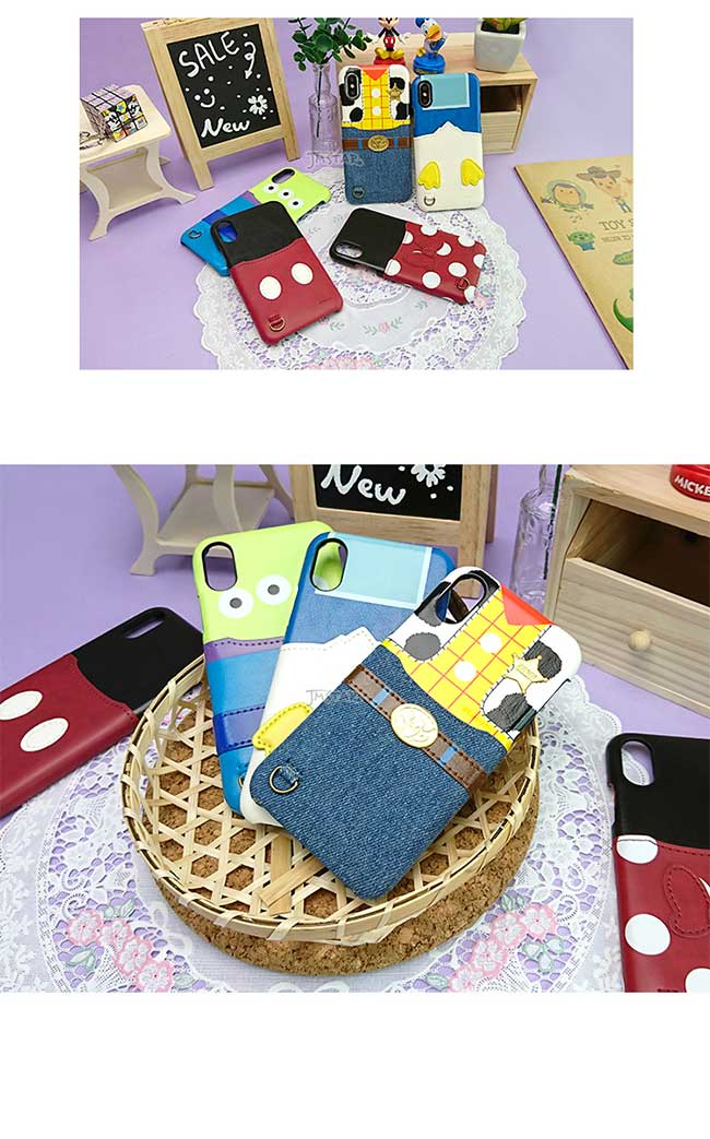 iPhone Xs/X 手機殼 迪士尼 正版授權 皮革/插卡/口袋 硬殼 5.8吋-米奇
