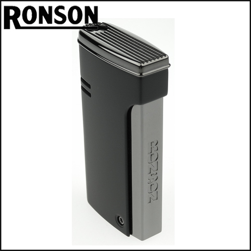 RONSON RONJET系列瓦斯噴射打火機-銷光黑