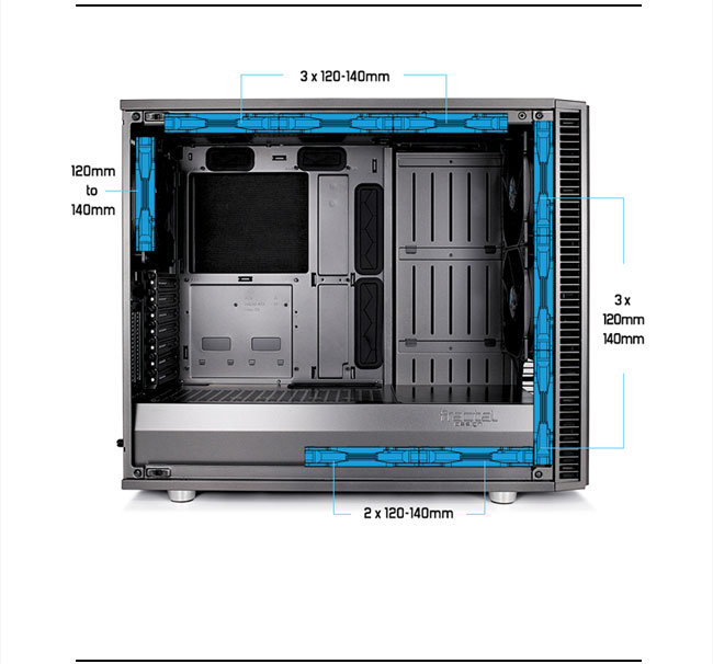 【Fractal Design】 Define S2 TG 青銅灰 鋼化玻璃透側電腦機殼