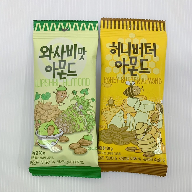 韓國Toms Gilim 超熱銷蜂蜜芥末杏仁果(30g)