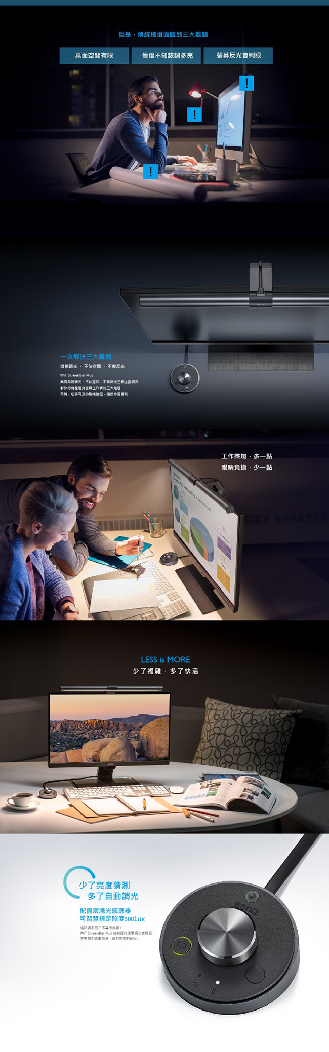 BenQ WiT ScreenBar Plus螢幕智能掛燈