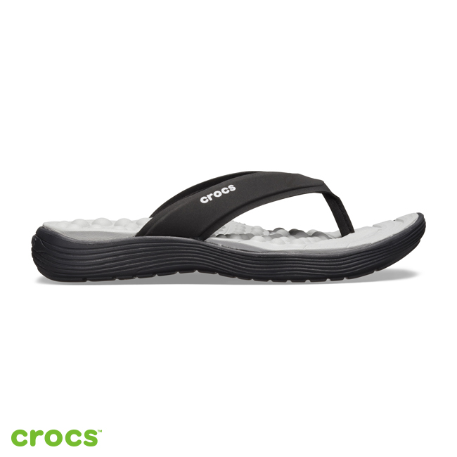 Crocs 卡駱馳 (女鞋) Reviva 女士人字拖 205473-060