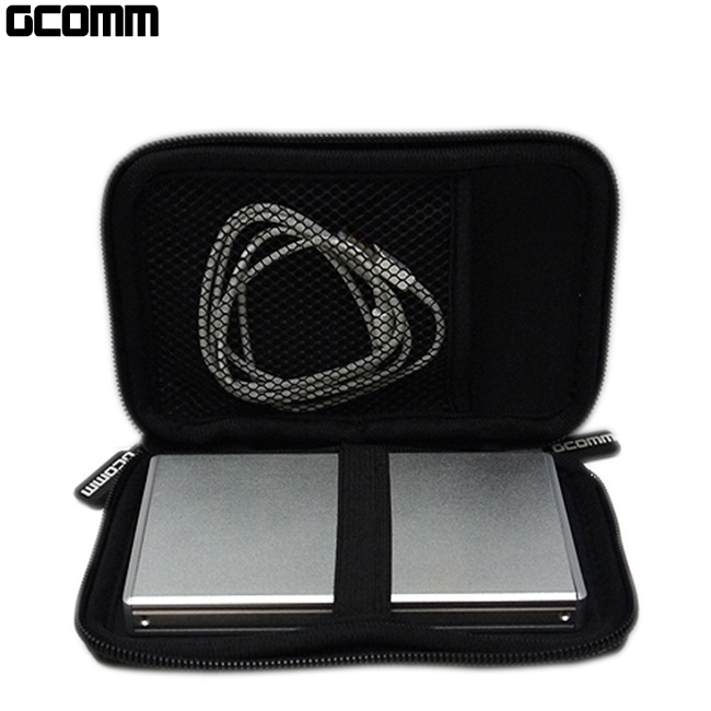 GCOMM 行動電源 隨身硬碟 超厚保護收納包 紳士黑