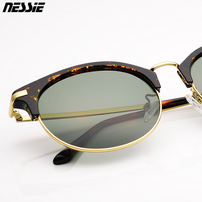 【Nessie尼斯眼鏡】偏光太陽眼鏡-經典眉框-玳瑁