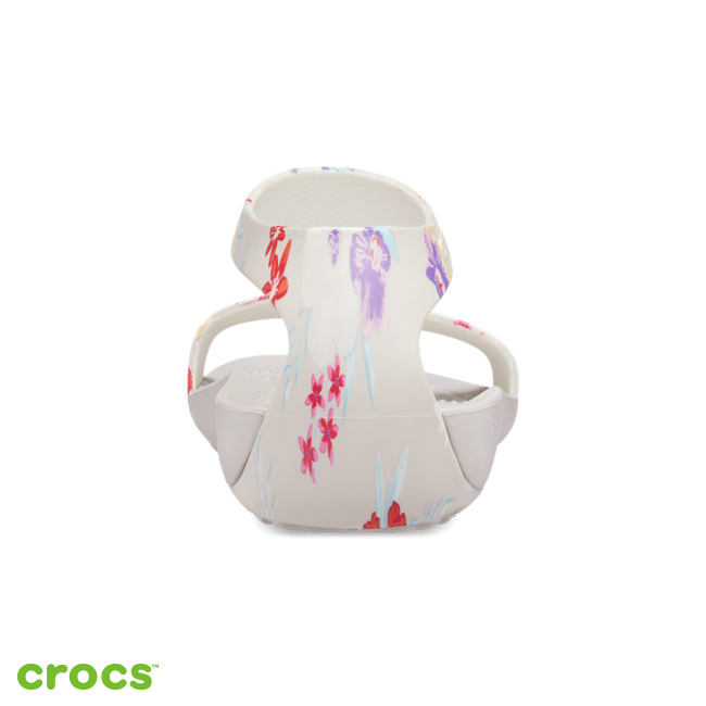 Crocs 卡駱馳 (女鞋) 瑟琳娜圖案涼拖 205933-99D